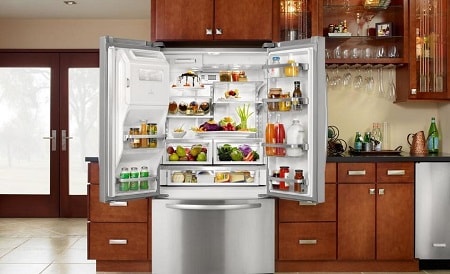 nous calculons le volume utile du réfrigérateur