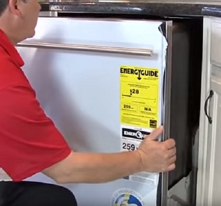 processus d'installation du lave-vaisselle