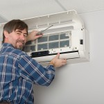 Installation de climatiseur bricolage