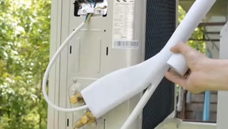 Disposition de l'unité extérieure, installation